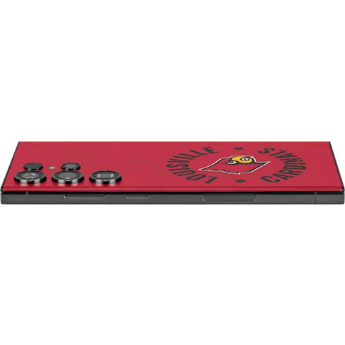 University of Louisville Cardinals Faded Galaxy Skins
